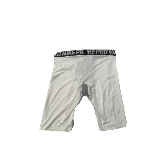 Nike Pro Cool NBA Shorts Men's Basketball Sz 4XL-Tall Compression White 880802 - Picture 2 of 7